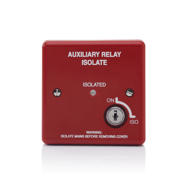 Image of Red Boxed Auxiliary Relay with Isolate