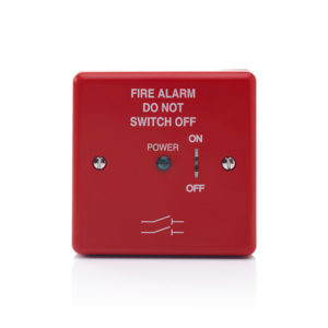 Image of Red Fire Alarm Mains Isolate Switch